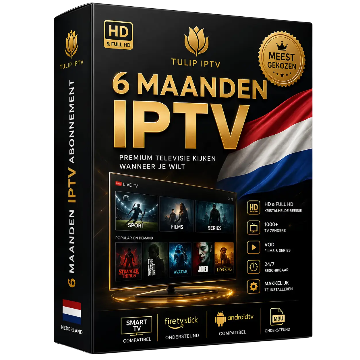 6 Maanden IPTV Abonnement